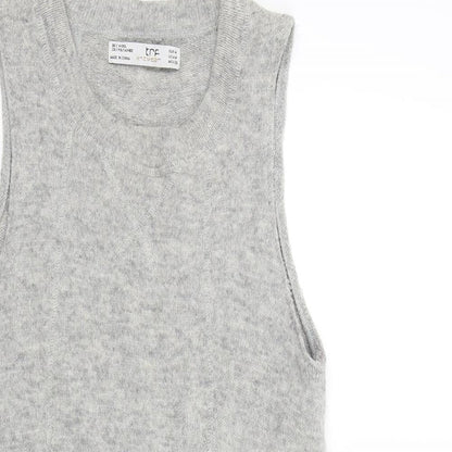 Trf Womens Grey Colourblock  A-Line  Size M