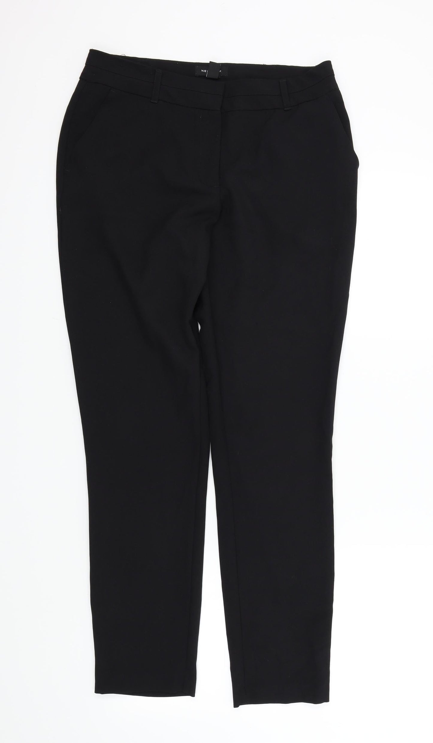 New Look Womens Black   Trousers  Size 12 L29 in