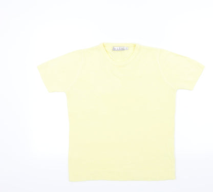 Pure & Natural Womens Yellow   Pullover Jumper Size 10