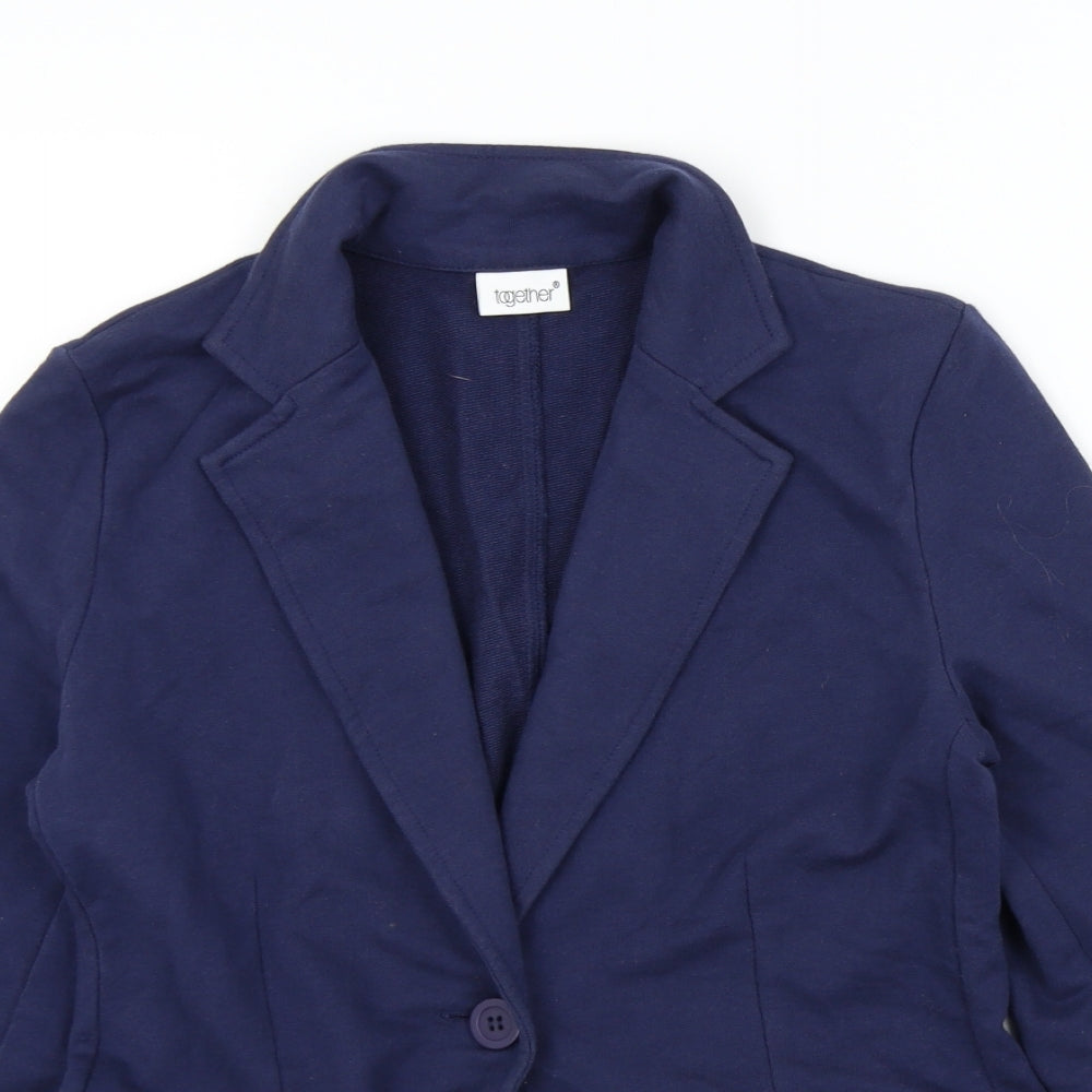 Womens UK Size S Together Blue Jacket