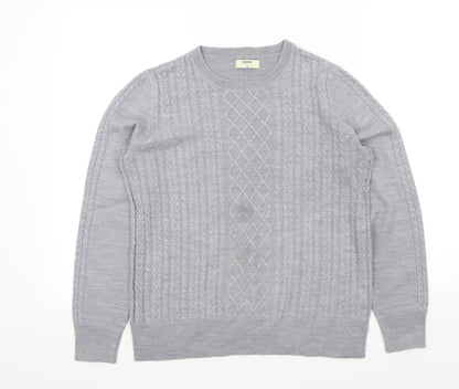 Papaya Womens Grey   Henley Jumper Size 10