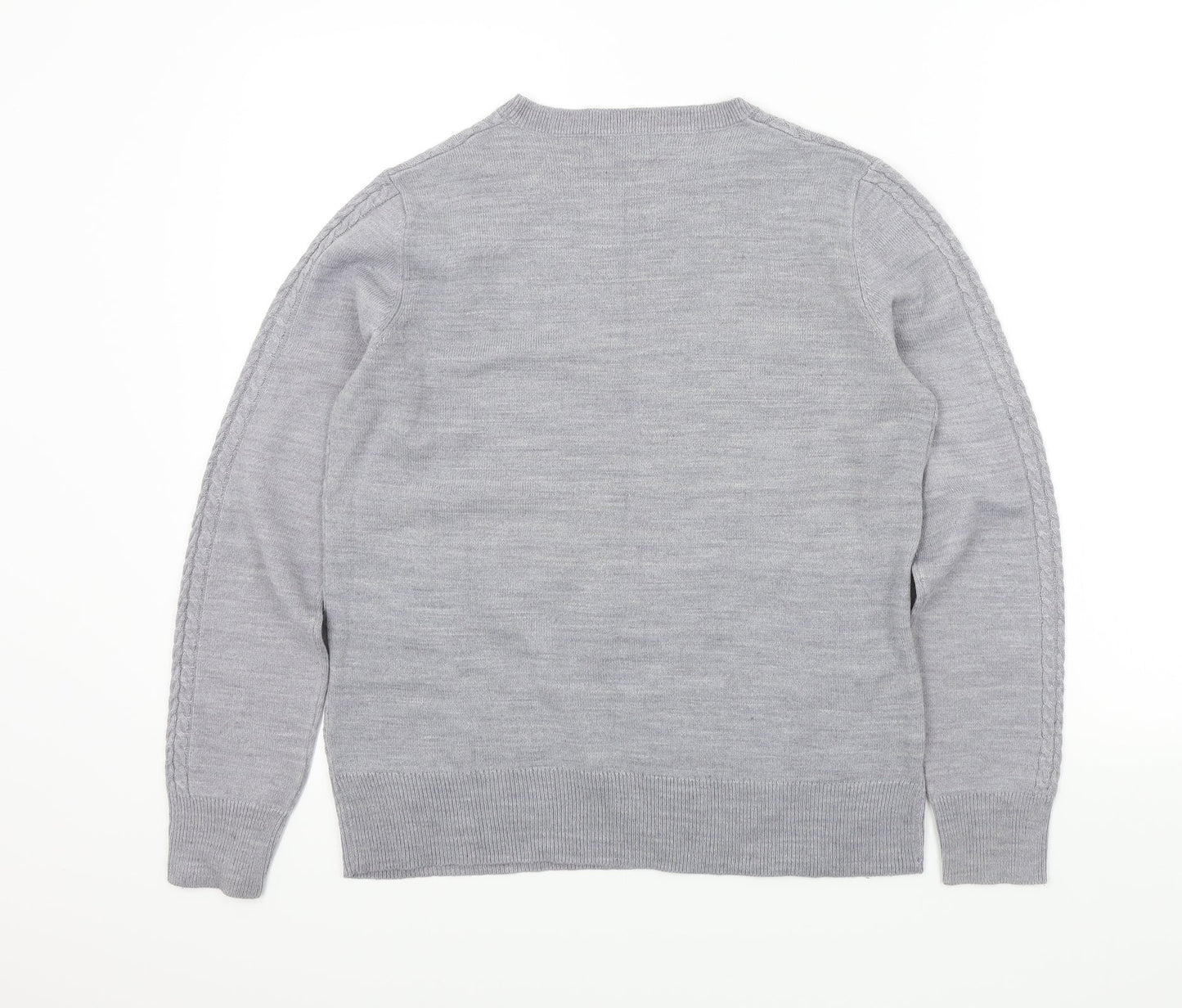 Papaya Womens Grey   Henley Jumper Size 10