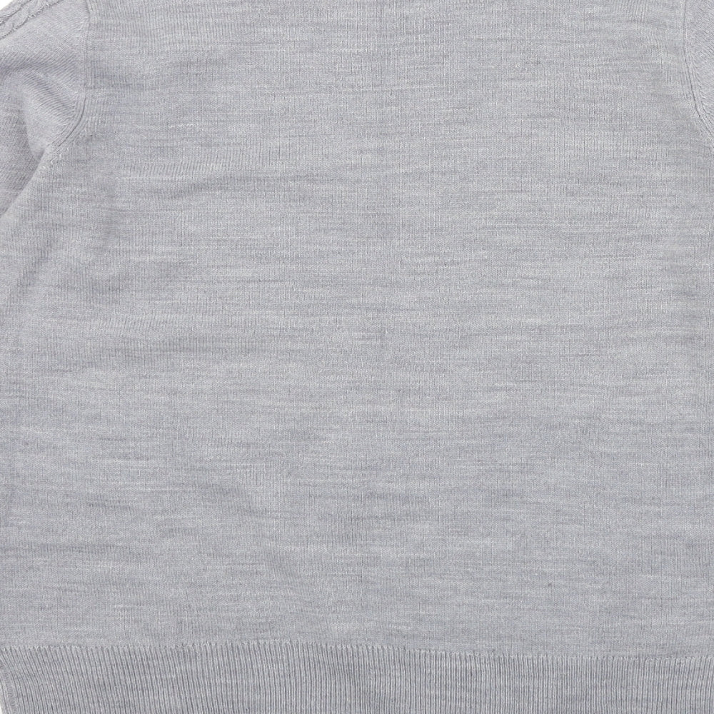Papaya Womens Grey   Henley Jumper Size 10