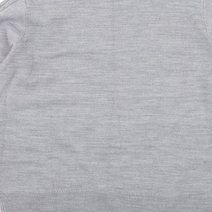 Papaya Womens Grey   Henley Jumper Size 10
