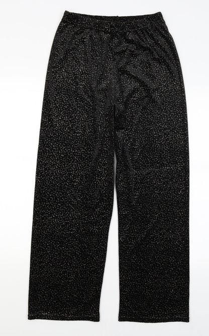Only You Womens Black   Trousers  Size 10 L28 in