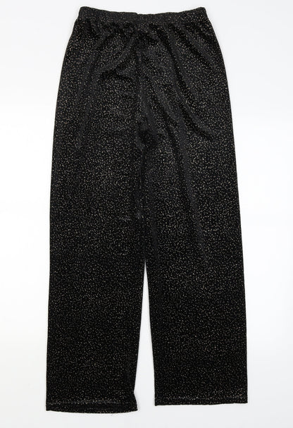 Only You Womens Black   Trousers  Size 10 L28 in