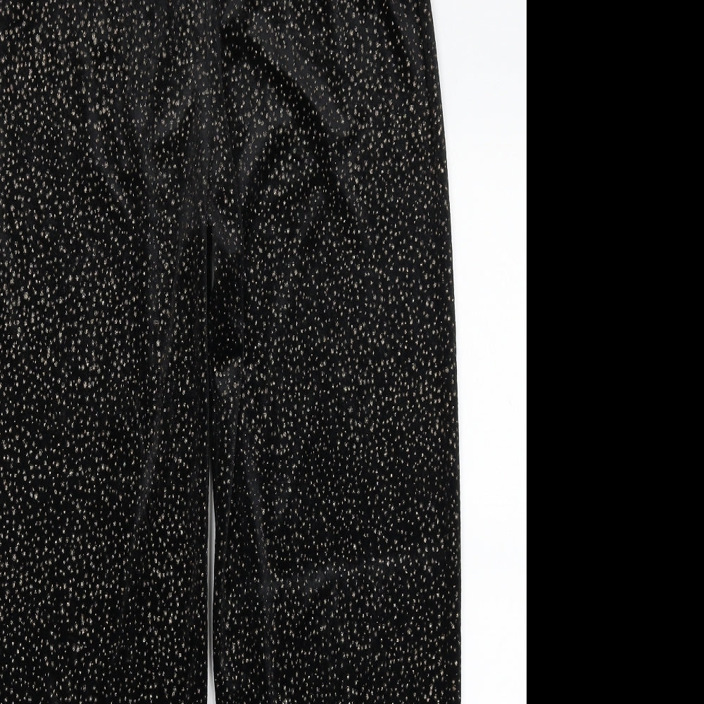 Only You Womens Black   Trousers  Size 10 L28 in
