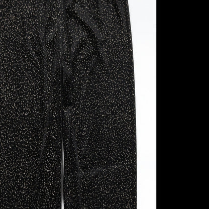 Only You Womens Black   Trousers  Size 10 L28 in
