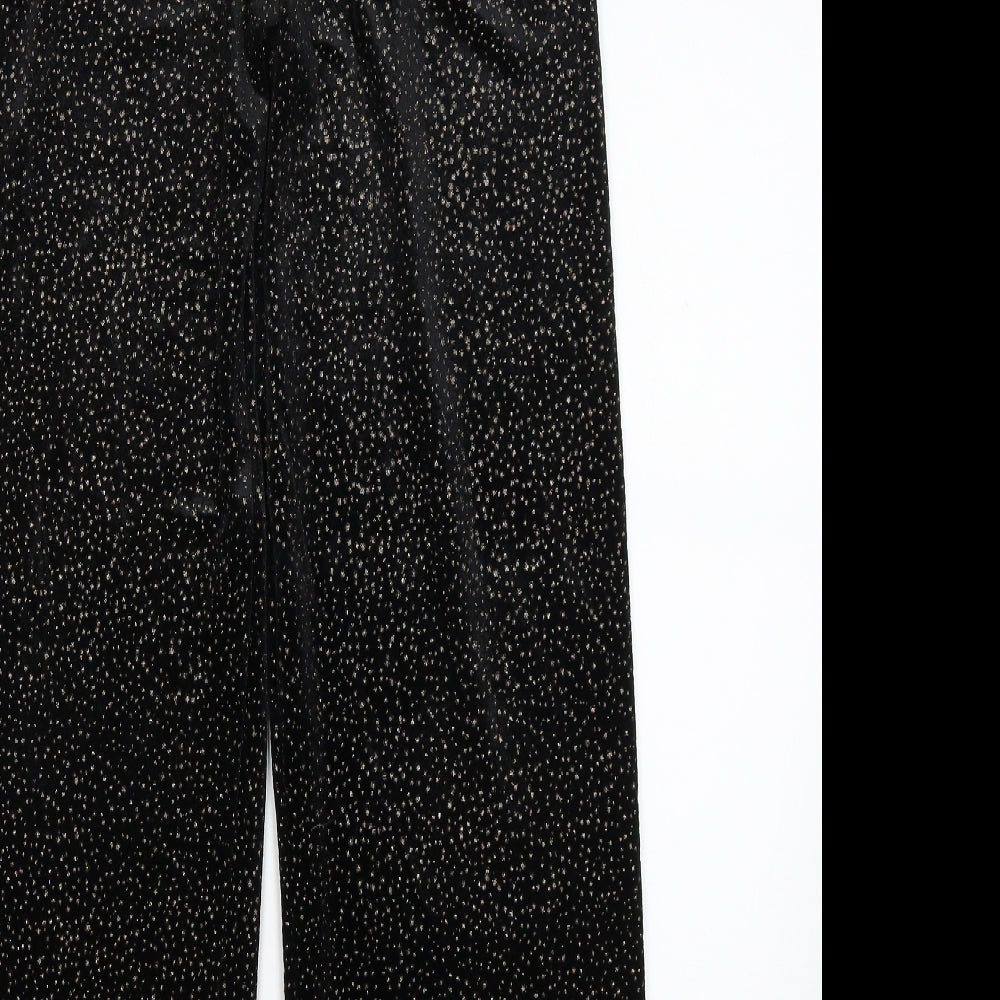 Only You Womens Black   Trousers  Size 10 L28 in