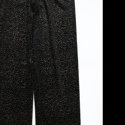 Only You Womens Black   Trousers  Size 10 L28 in