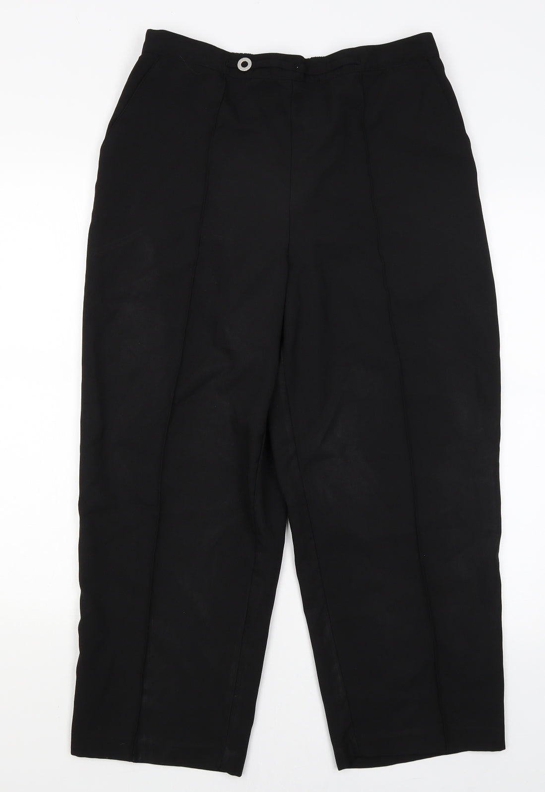 Womens UK Size 16 Ellie Louise Regular Fit  Black Trousers