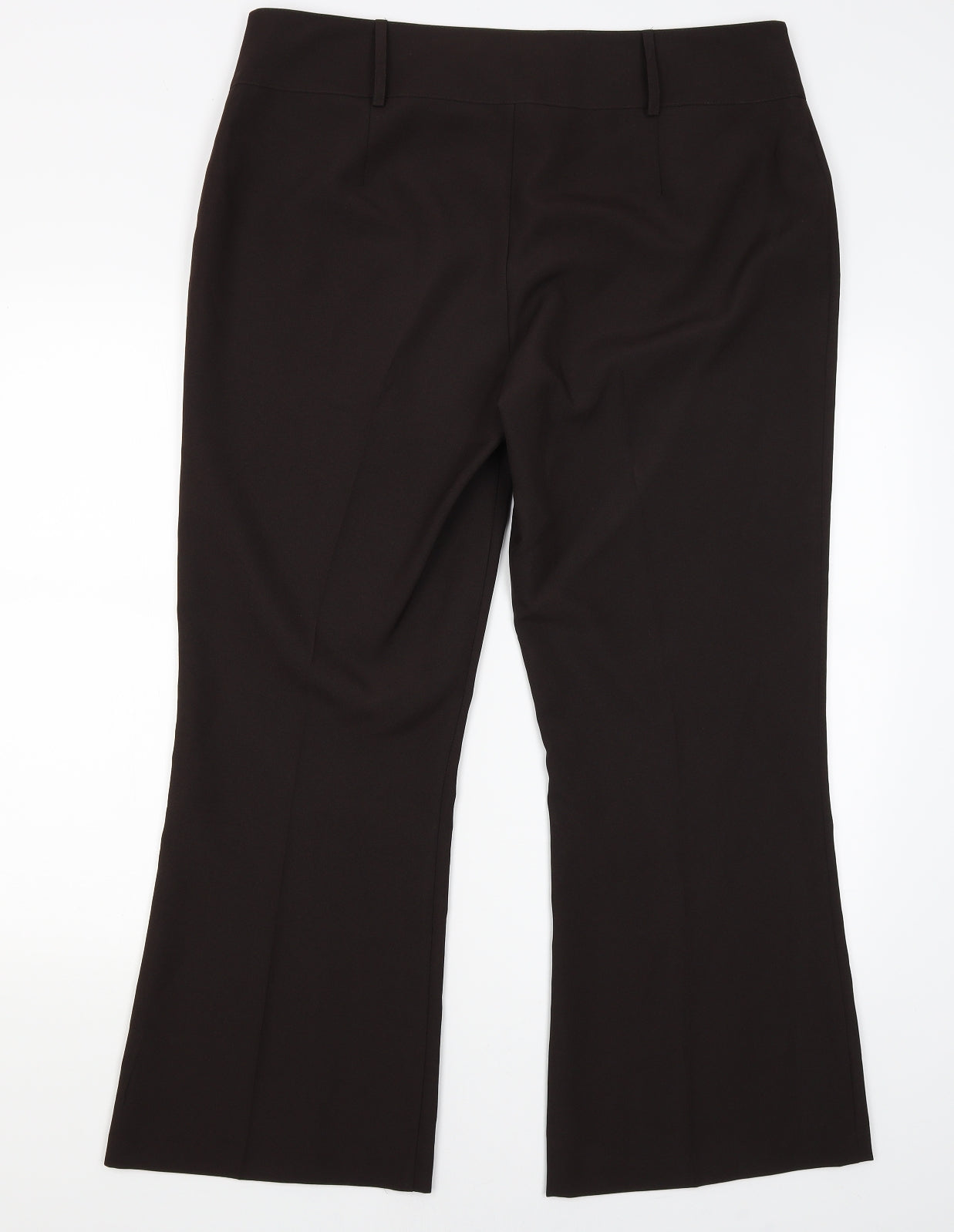 Matalan Womens Brown   Dress Pants Trousers Size 16 L28.5 in