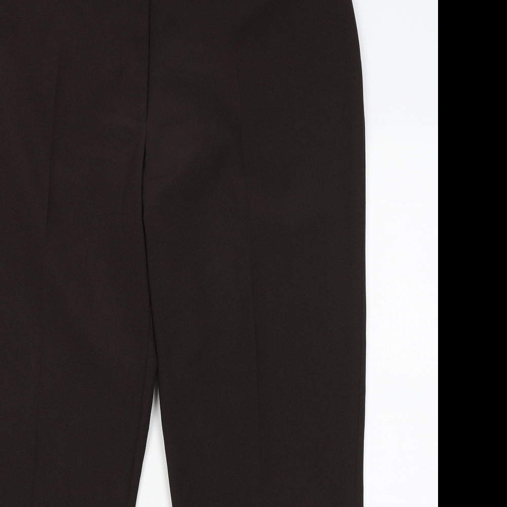 Matalan Womens Brown   Dress Pants Trousers Size 16 L28.5 in