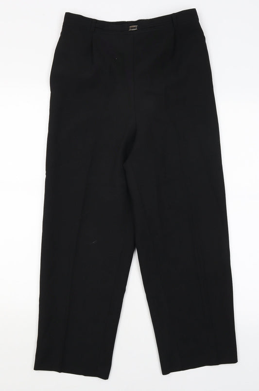 BM Womens Black   Trousers  Size 10 L24.5 in
