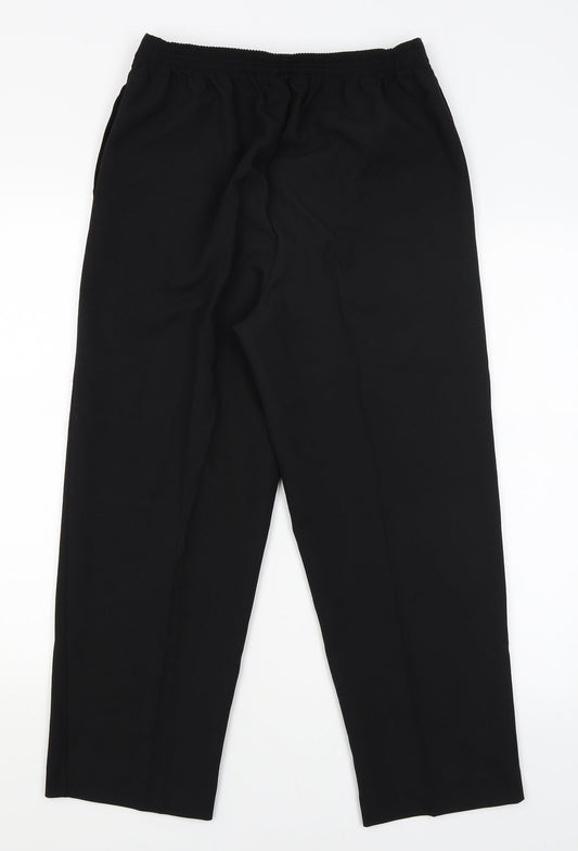 BM Womens Black   Trousers  Size 10 L24.5 in