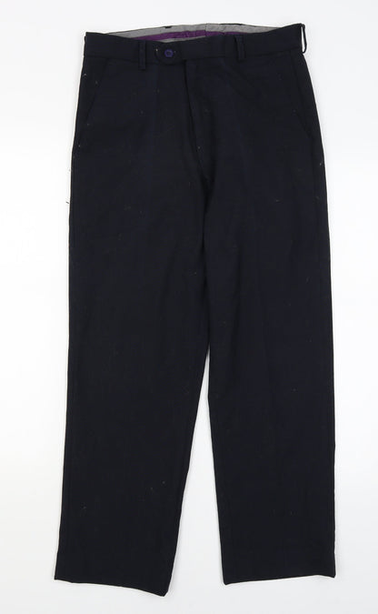Preworn Mens Blue   Dress Pants Trousers Size 30 in L27 in