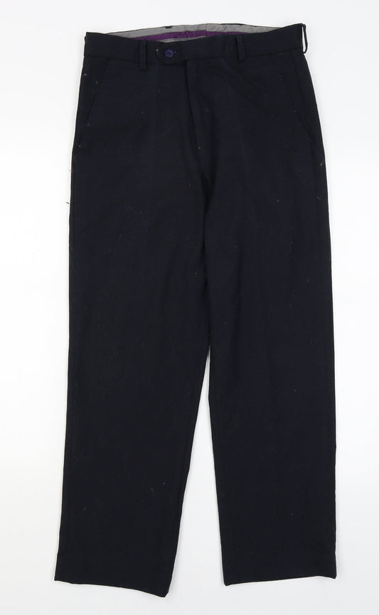 Preworn Mens Blue   Dress Pants Trousers Size 30 in L27 in