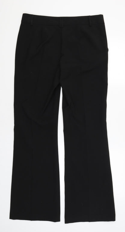 George Womens Black   Dress Pants Trousers Size 12 L32 in