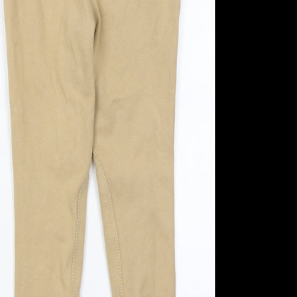 Womens UK Size 8 Harry Hall Regular Fit  Beige Trousers