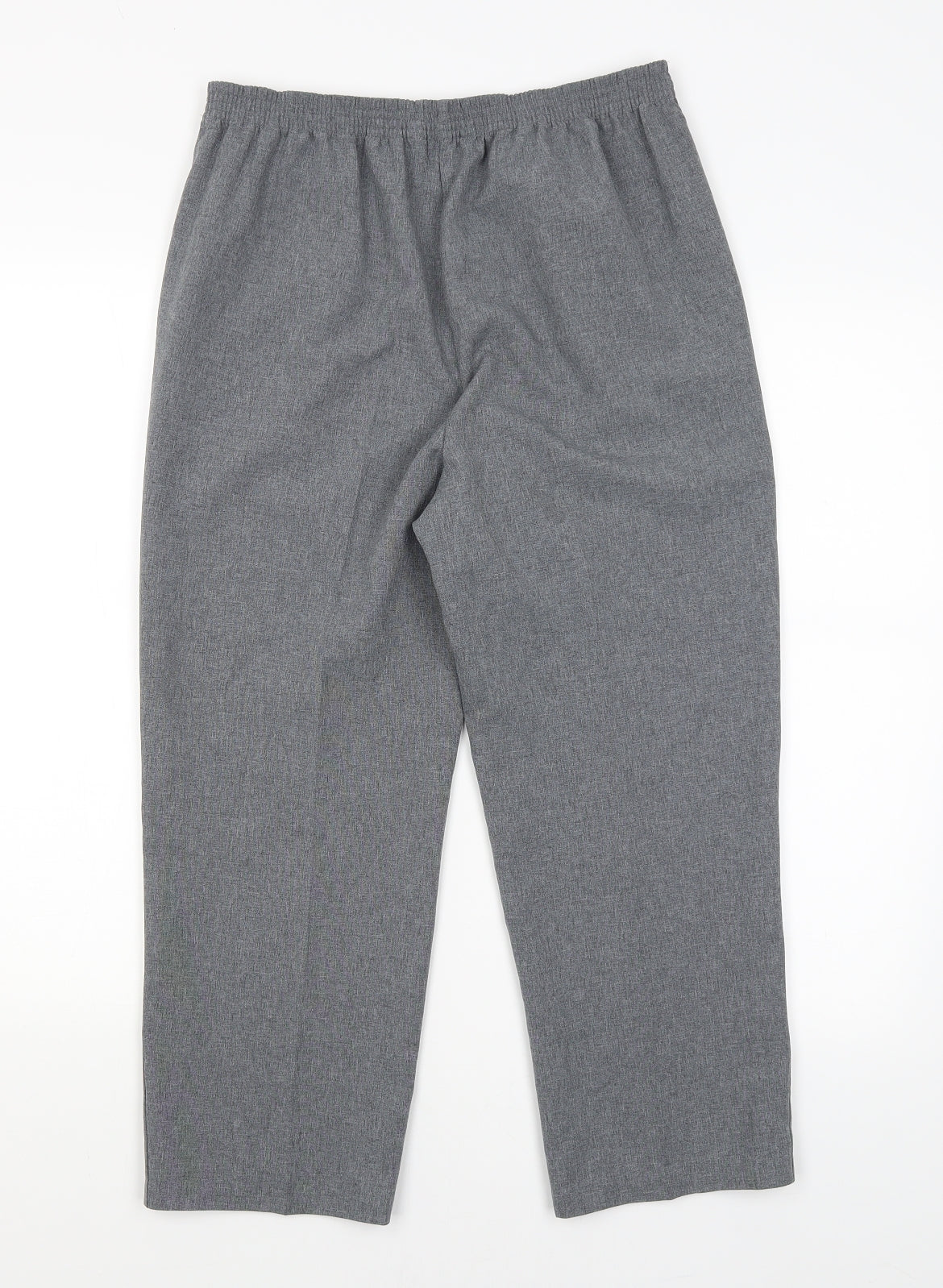 Bonmarche Womens Grey   Cropped Trousers Size 10 L22.5 in