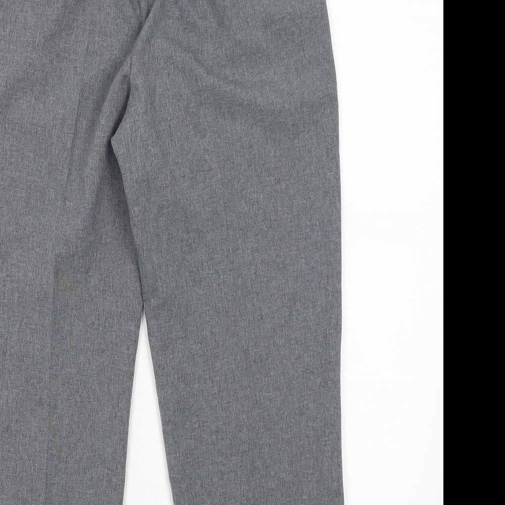 Bonmarche Womens Grey   Cropped Trousers Size 10 L22.5 in
