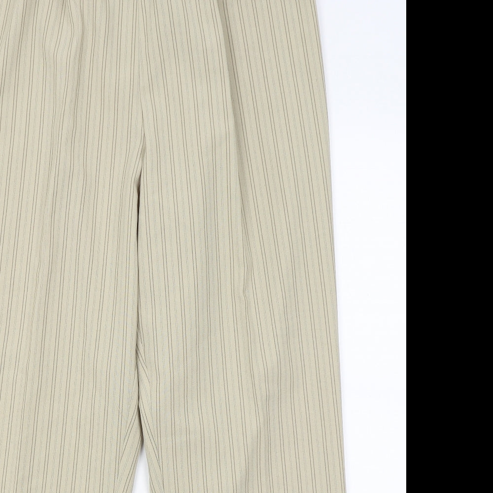 Classics Womens Beige Striped  Trousers  Size 20 L29 in
