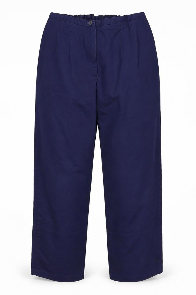 Womens UK Size 12 Preworn Regular Fit  Blue Trousers