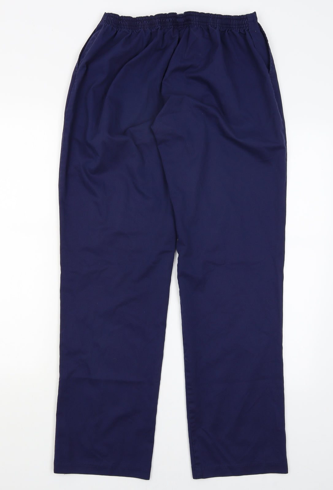 Womens UK Size 12 Preworn Regular Fit  Blue Trousers