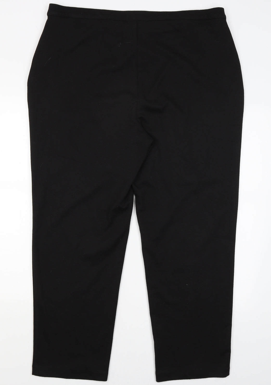 M&S Womens Black   Trousers  Size 20 L28 in