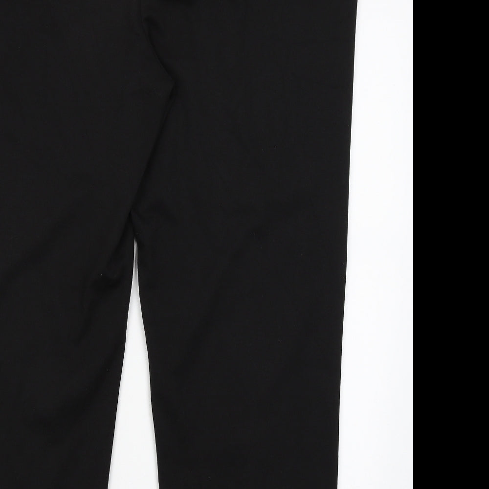 M&S Womens Black   Trousers  Size 20 L28 in