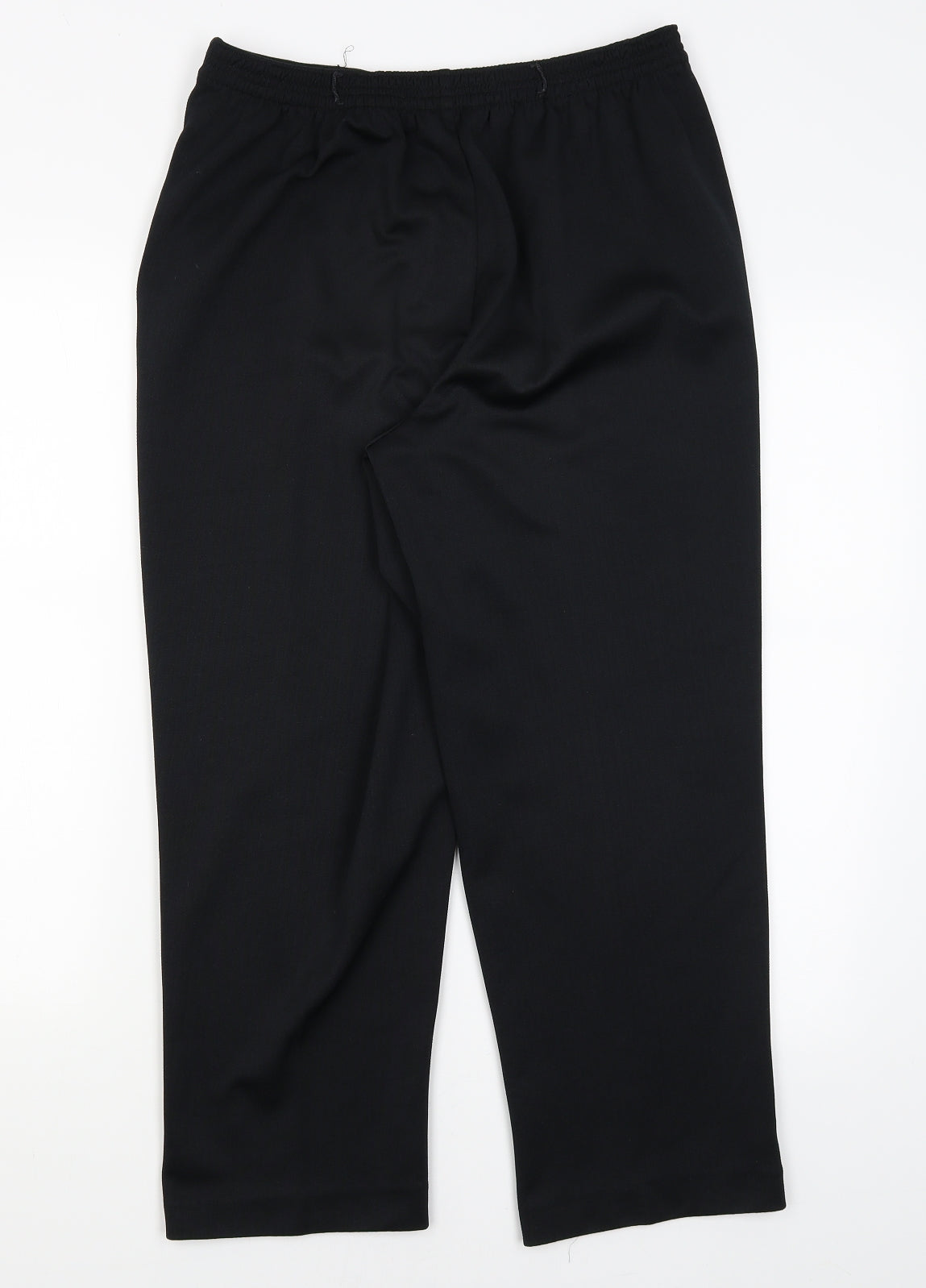 Womens UK Size 10 BM Regular Fit Dress Pants Blue Trousers