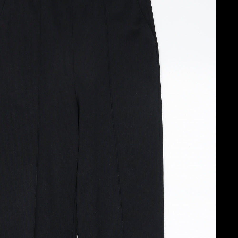 Womens UK Size 10 BM Regular Fit Dress Pants Blue Trousers