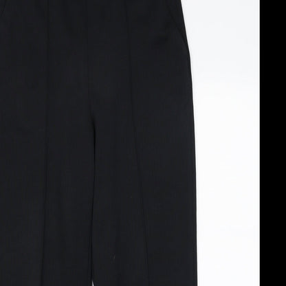 Womens UK Size 10 BM Regular Fit Dress Pants Blue Trousers