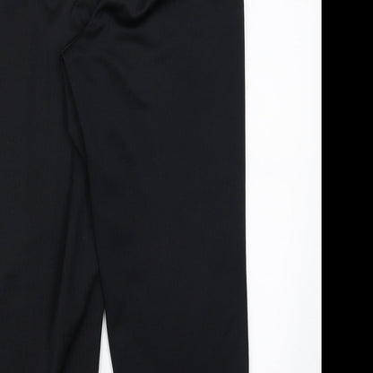 Womens UK Size 10 BM Regular Fit Dress Pants Blue Trousers