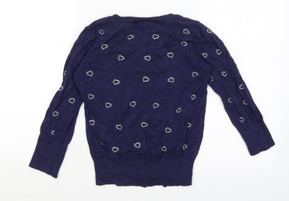 New Look Womens Blue   Pullover Jumper Size 8