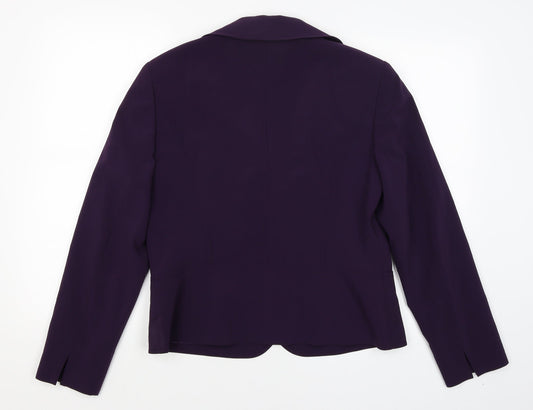 Gerry Weber Womens Purple   Jacket Blazer Size 14