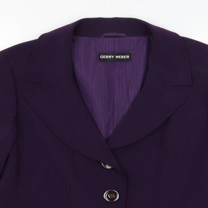 Gerry Weber Womens Purple   Jacket Blazer Size 14
