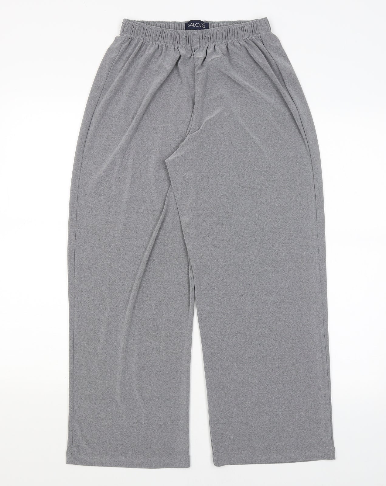 Womens UK Size XS Saloos Regular Fit Cropped Grey Trousers