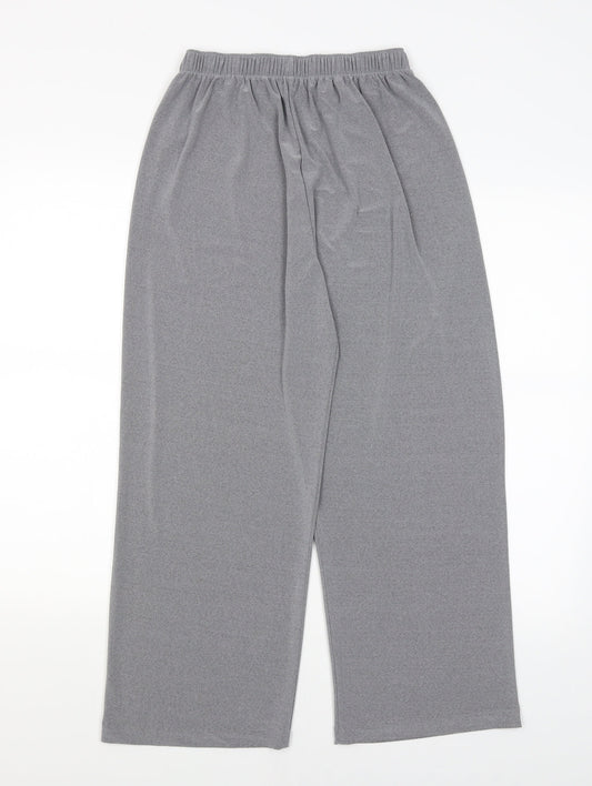 Womens UK Size XS Saloos Regular Fit Cropped Grey Trousers