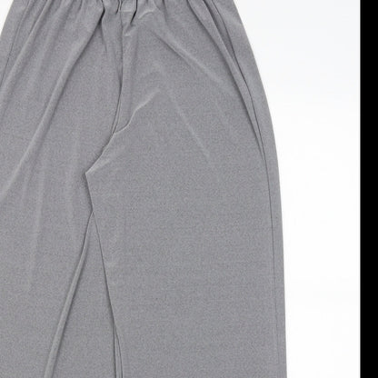 Womens UK Size XS Saloos Regular Fit Cropped Grey Trousers