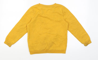 Primark Boys Yellow   Pullover Sweatshirt Size 8-9 Years  - Urban Adventure