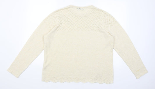BM Womens Gold   Pullover Jumper Size L