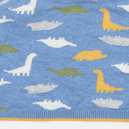 Mothercare Baby Blue   Pullover T-Shirt Size 3-6 Months  - dinosaur