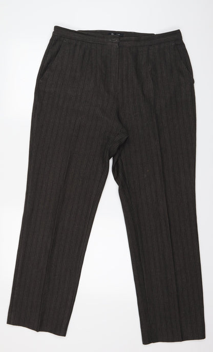 Womens UK Size 18 brandtex Regular Fit  Brown Trousers