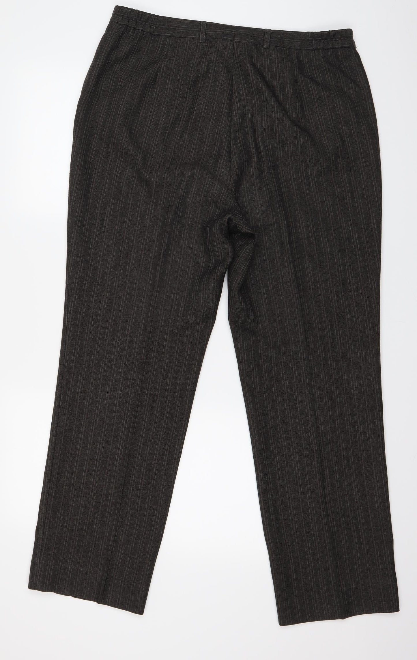 Womens UK Size 18 brandtex Regular Fit  Brown Trousers