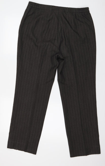 Womens UK Size 18 brandtex Regular Fit  Brown Trousers