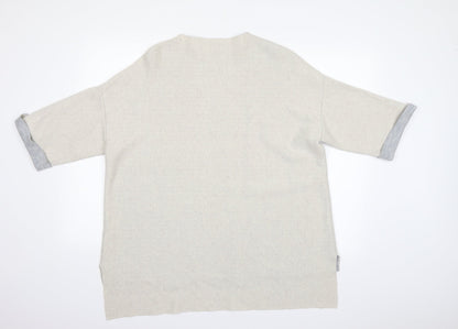 nine Womens Ivory   Pullover Jumper Size M
