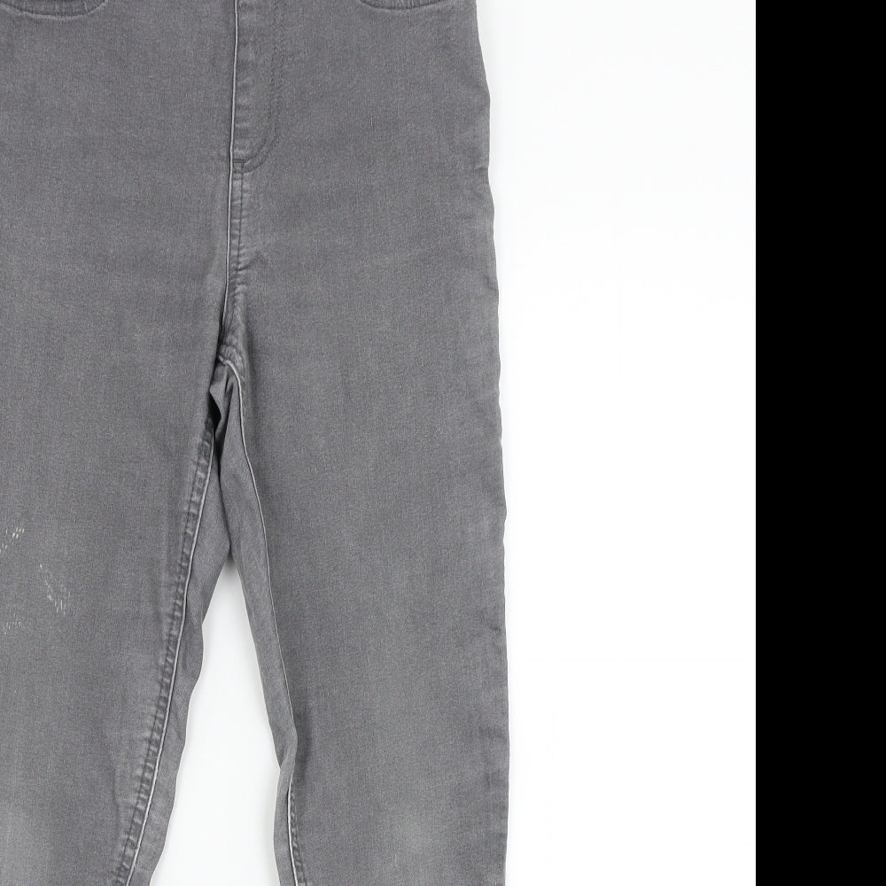 M&S Womens Grey  Denim Skinny Jeans Size 10 L26 in