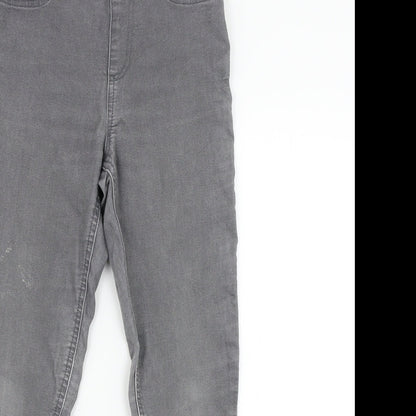 M&S Womens Grey  Denim Skinny Jeans Size 10 L26 in