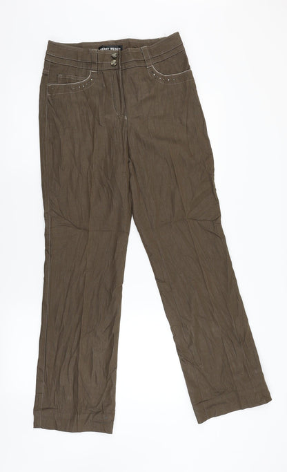 Gerry Weber Womens Brown   Trousers  Size 36 L30 in